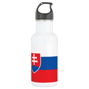 Slowakei Flaggenfreie Flasche Edelstahlflasche
