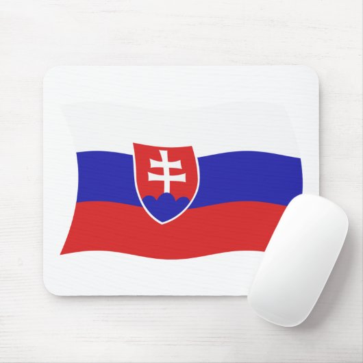 Slowakei-Flaggenmousepad Mousepad (Mit Mouse)