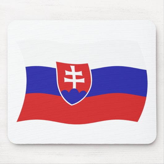 Slowakei-Flaggenmousepad Mousepad (Vorne)