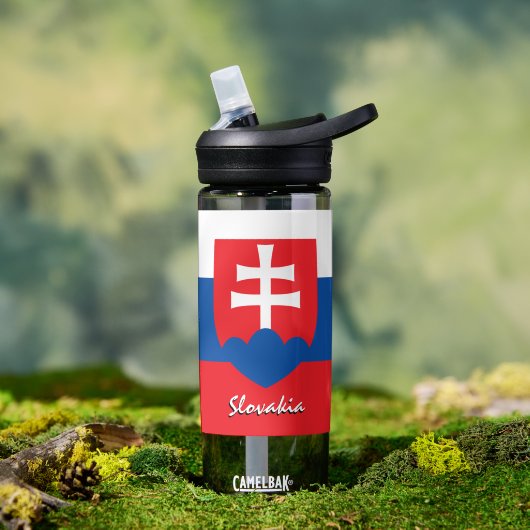 Slowakei-Flasche, patriotische slowakische Flagge Trinkflasche (Außenbereich)