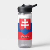 Slowakei-Flasche, patriotische slowakische Flagge Trinkflasche (Links)