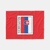 Slowakei Fleecedecke (Vorderseite (Horizontal))