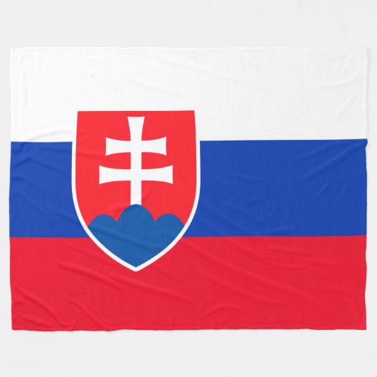 Slowakei Fleecedecke (Vorderseite (Horizontal))