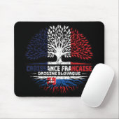 Slowakei - Französisch-Französisch-Tree-Roots-Flag Mousepad (Mit Mouse)