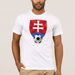 Slowakei-Fußbalemblem für Slovaks weltweit T-Shirt