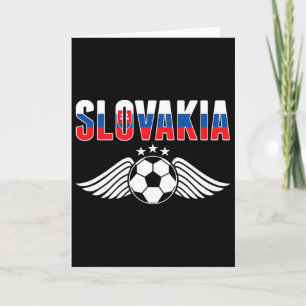Slowakei Fußballfans Trikot - Slowakische Flagge F Karte