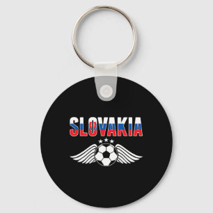 Slowakei Fußballfans Trikot - Slowakische Flagge F Schlüsselanhänger