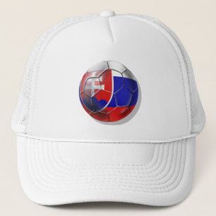 Slowakei-Fußballflagge von Slovenska Geschenken Truckerkappe