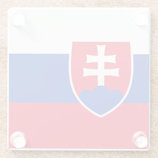 Slowakei Glasuntersetzer (Rückseite)
