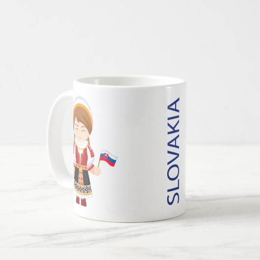 Slowakei Kaffeetasse (Vorderseite Links)