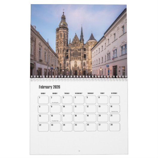 Slowakei-Kalender Kalender (Feb 2026)