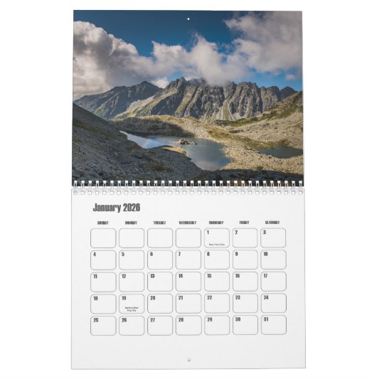 Slowakei-Kalender Kalender (Jan 2026)