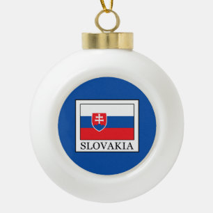 Slowakei Keramik Kugel-Ornament