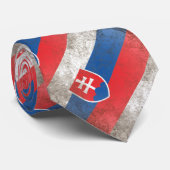 Slowakei Krawatte (Gerollt)