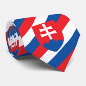 Slowakei Krawatte, Mode Slowakei Flaggengeschäft Krawatte (Gerollt)