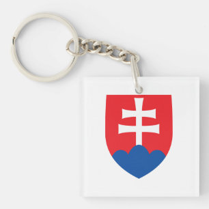 slowakei land wappen wappen symbol emblem kreuz schlüsselanhänger