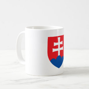 Slowakei Landeswappen Symbol Emblem Kreuz Kaffeetasse