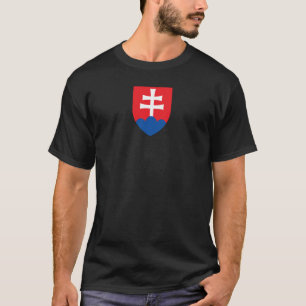 Slowakei Landeswappen Symbol Emblem Kreuz T-Shirt