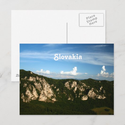 Slowakei Landschaft Postkarte (Vorne/Hinten)