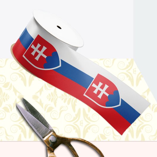 Slowakei, Lissabon, Trikolor, Emblem, Slowakei, Fl Satinband