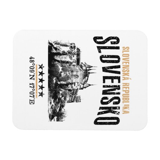 Slowakei Magnet (Horizontal)