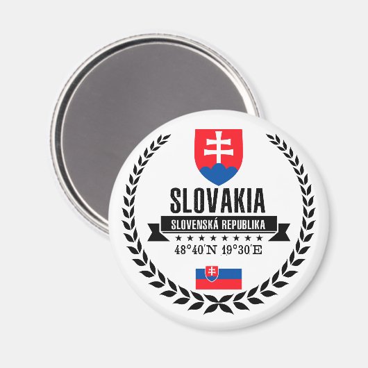 Slowakei Magnet (Vorderseite/Rückseite)