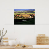 Slowakei malerische Landschaft Poster (Küche)