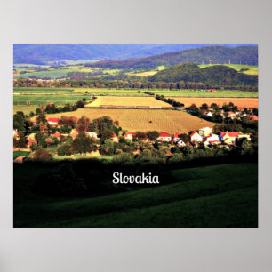 Slowakei malerische Landschaft Poster