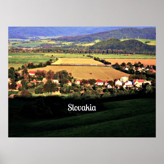 Slowakei malerische Landschaft Poster (Vorne)