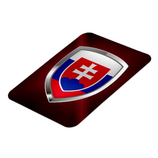 Slowakei-MetallEmblem Magnet (Linke Seite)