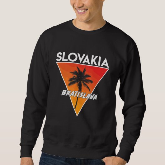 Slowakei mit sonnigen Farben Sweatshirt (Vorderseite)