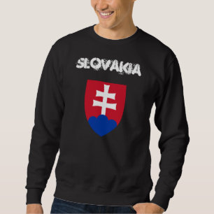 Slowakei mit Wappen Sweatshirt