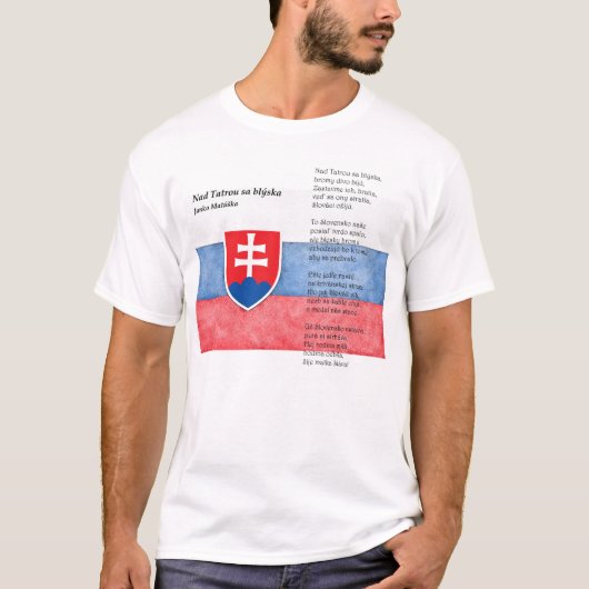 Slowakei - Nad Tatrou sa blýska T-Shirt (Vorderseite)