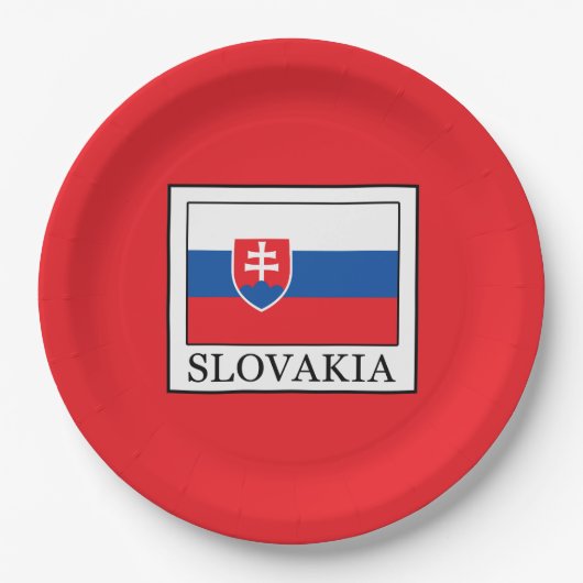 Slowakei Pappteller (Vorderseite)