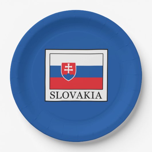 Slowakei Pappteller (Vorderseite)