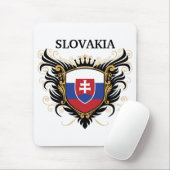 Slowakei [personifizieren Sie] Mousepad (Mit Mouse)