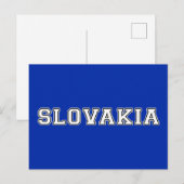 Slowakei Postkarte (Vorne/Hinten)