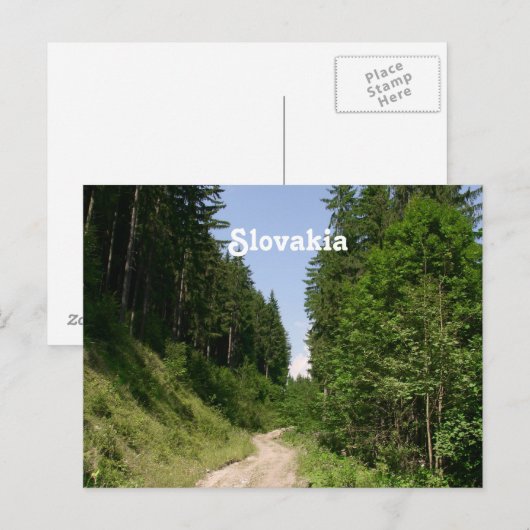 Slowakei Postkarte (Vorne/Hinten)
