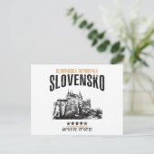 Slowakei Postkarte (Stehend Vorderseite)