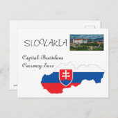 Slowakei Postkarte (Vorne/Hinten)