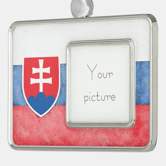 Slowakei Rahmen-Ornament Silber (Links)