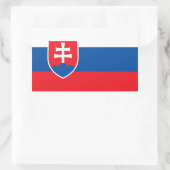 Slowakei Rechteckiger Aufkleber (Tasche)