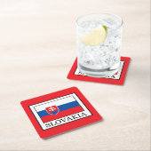 Slowakei Rechteckiger Pappuntersetzer (Vor Ort)