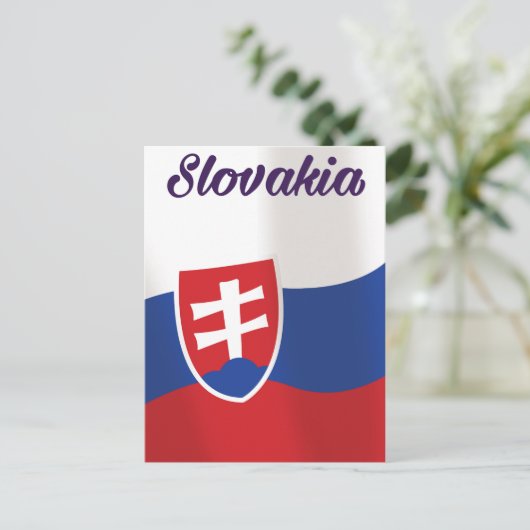 Slowakei Reiseplakat Postkarte (Stehend Vorderseite)