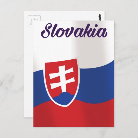Slowakei Reiseplakat Postkarte (Vorne/Hinten)