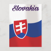 Slowakei Reiseplakat Postkarte (Vorderseite)