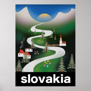 Slowakei-Reiseposter Poster