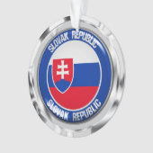 Slowakei-RundEmblem Ornament (Vorderseite)