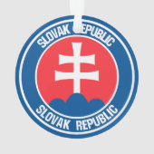 Slowakei-RundEmblem Ornament (Rückseite)