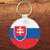 Slowakei Schlüsselanhänger der Flagge (Vorderseite)